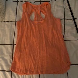 peach workout top